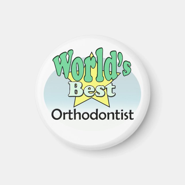 Världens bästa ortodontist magnet (Framsidan)
