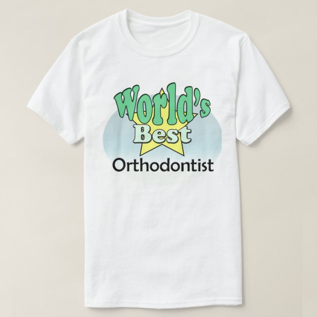 Världens bästa ortodontist tee (Design framsida)