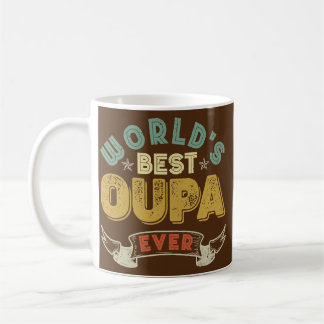 Världens bästa Oupa någonsin funny Sydafrika Kaffemugg