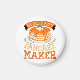 Världens bästa Pancake Maker - Funny Pancake Maker Magnet