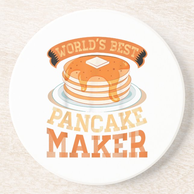 Världens bästa Pancake Maker - Funny Pancake Maker Underlägg (Framsidan)