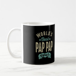Världens bästa Pap Pap Kaffemugg