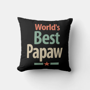 Världens bästa papaw Far Gift Kudde