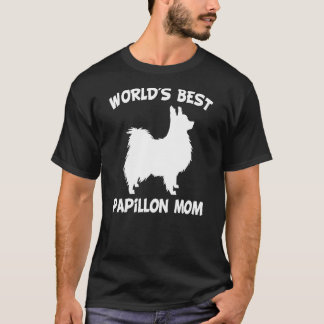 Världens bästa Papillon Mamma T Shirt