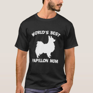Världens bästa papillon mamma. t shirt