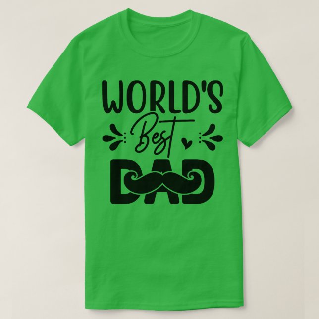 Världens bästa Pappa2 T Shirt (Design framsida)