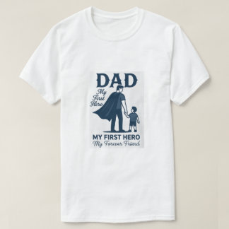 Världens Bästa Pappa 2026 – Min Första Hjälte Fars T Shirt