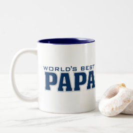 Världens bästa Pappa 2-ton Två-Tonad Mugg
