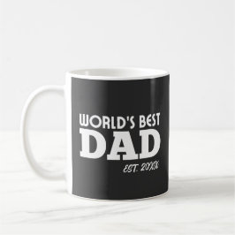 Världens Bästa Pappa Anpassad Foto Kaffemugg
