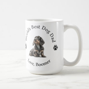 Världens bästa Pappa-anpassning för Hund Kaffemugg
