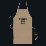 Världens bästa Pappa Apron Långt Förkläde<br><div class="desc">Världens bästa Pappa Apron</div>