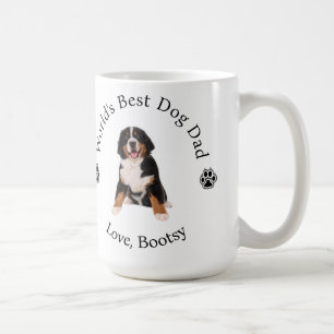 Världens bästa Pappa Bernese Mountain Personalize Kaffemugg