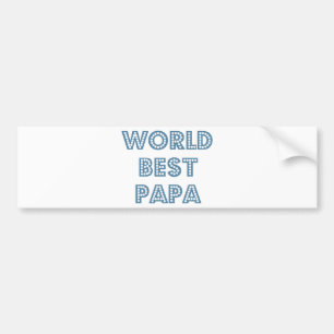 Världens bästa Pappa Bildekal