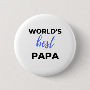 Världens bästa Pappa-bl Knapp