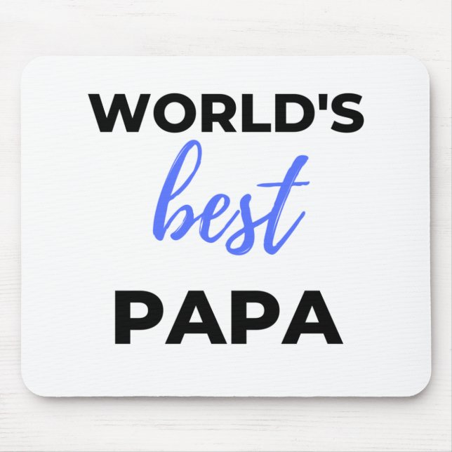Världens bästa Pappa-bl Musmatta (Framsidan)