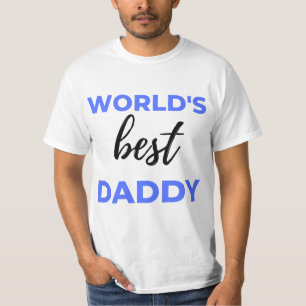 Världens bästa pappa-bl t shirt