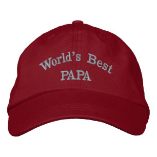Världens bästa Pappa Broderad Keps