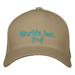 Världens bästa Pappa Broderad Keps