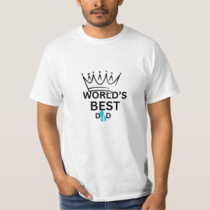 Världens bästa pappa design t-shirt