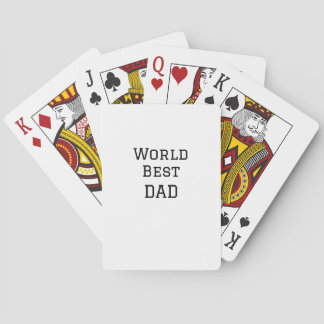 Världens bästa PAPPA FAR lägger till text om idrot Casinokort