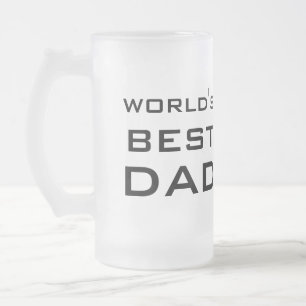 Världens bästa Pappa Fars dag-Anpassningsbar Frostat Ölglas