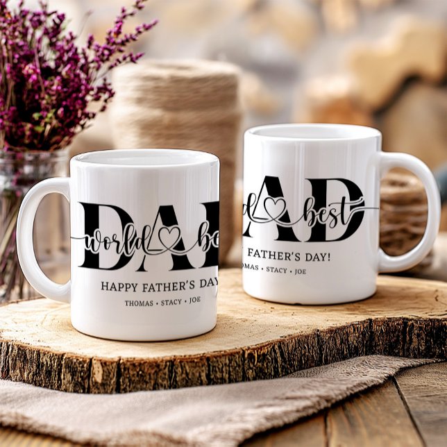 Världens bästa pappa Fars dag-gåva Kaffemugg (Skapare uppladdad)