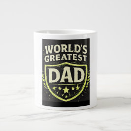 Världens Bästa Pappa Fars Dag Jumbo Mugg