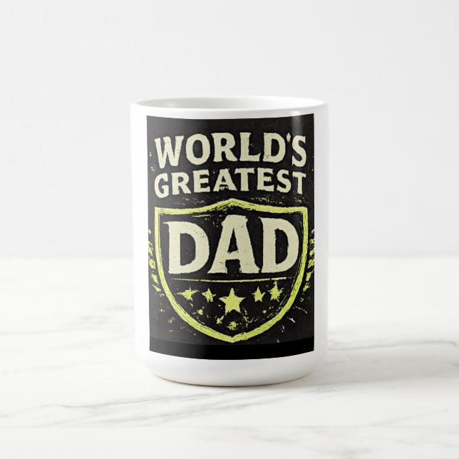 Världens Bästa Pappa Fars Dag Kaffemugg (Center)