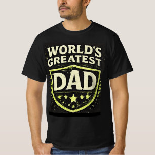 Världens Bästa Pappa Fars Dag T Shirt