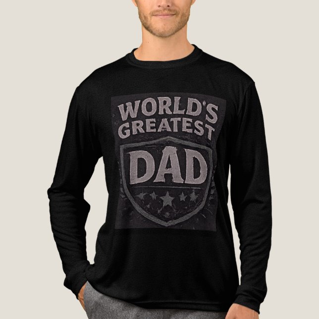 Världens Bästa Pappa Fars Dag T Shirt (Framsida)
