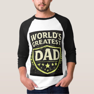 Världens Bästa Pappa Fars Dag T Shirt