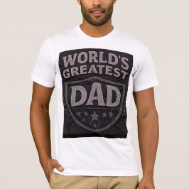 Världens Bästa Pappa Fars Dag T Shirt