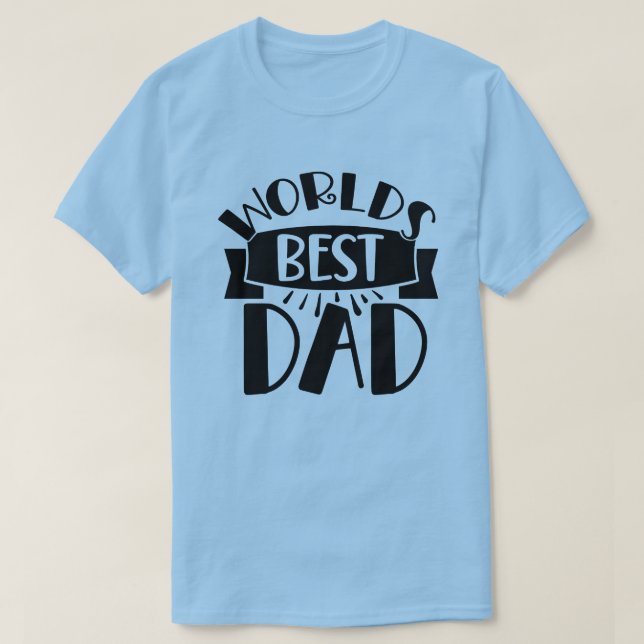 Världens bästa Pappa Fars dag T Shirt (Design framsida)