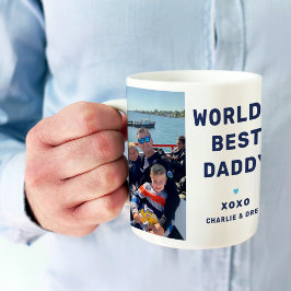Världens Bästa Pappa Foto Minne Kaffemugg