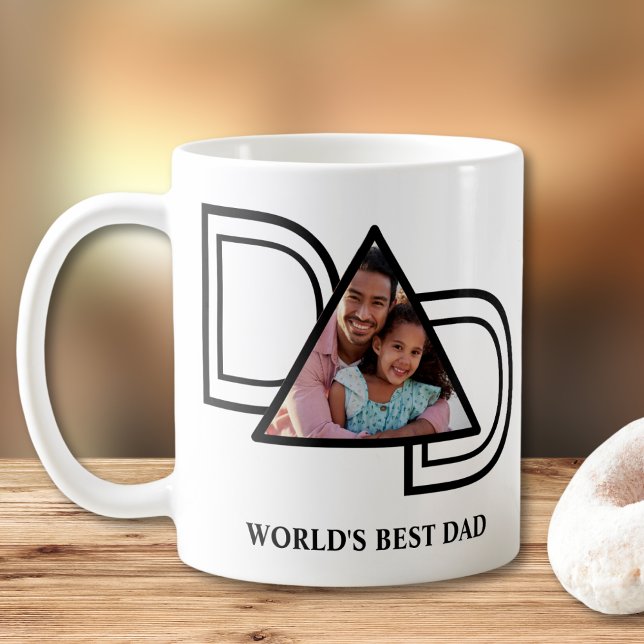 Världens Bästa Pappa Foto Minne Kaffemugg (Skapare uppladdad)
