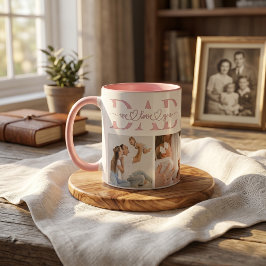 Världens Bästa Pappa Foto Present för Fars Dag Mug Mugg