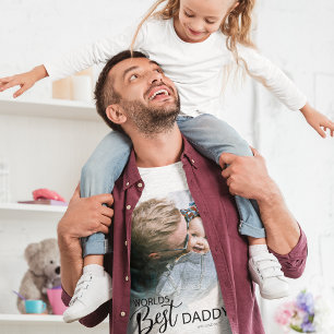 Världens bästa pappa   Foto T Shirt