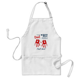 Världens bästa Pappa ger alla Namn-Apron Förkläde