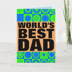 VÄRLDENS BÄSTA PAPPA GRATTIS PÅ FÖDELSEDAGEN KORT