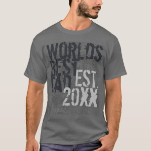 Världens bästa Pappa Grunge Graffitti-text T-shirt
