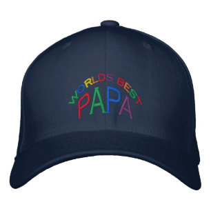 Världens bästa Pappa Hat Broderad Keps