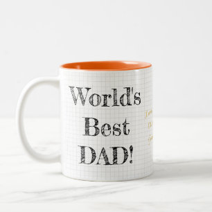 Världens bästa Pappa-helgdag jul Fars dag Två-Tonad Mugg