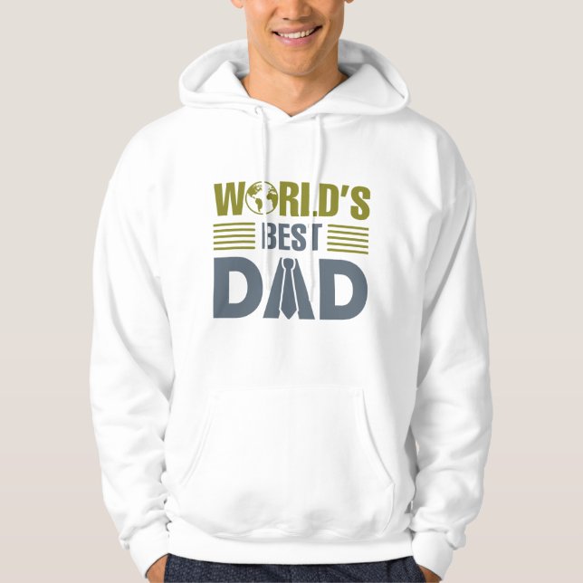 Världens bästa Pappa Hoodie (Framsida)