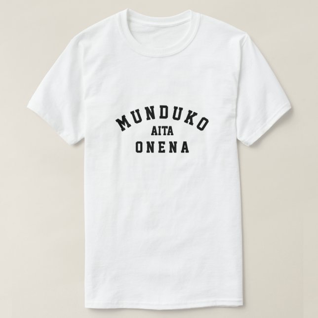 Världens bästa pappa i Baskien munduko aita onena T Shirt (Design framsida)