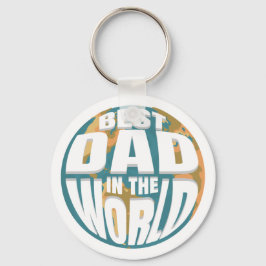 Världens bästa Pappa i Fars dag Classic Earth Nyckelring