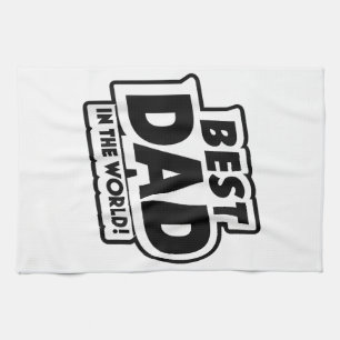 Världens bästa Pappa i fars dag Kökshandduk