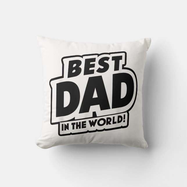 Världens bästa Pappa i fars dag Kudde (Framsida)