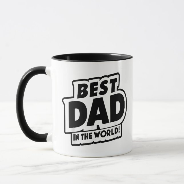 Världens bästa Pappa i fars dag Mugg (Vänster)