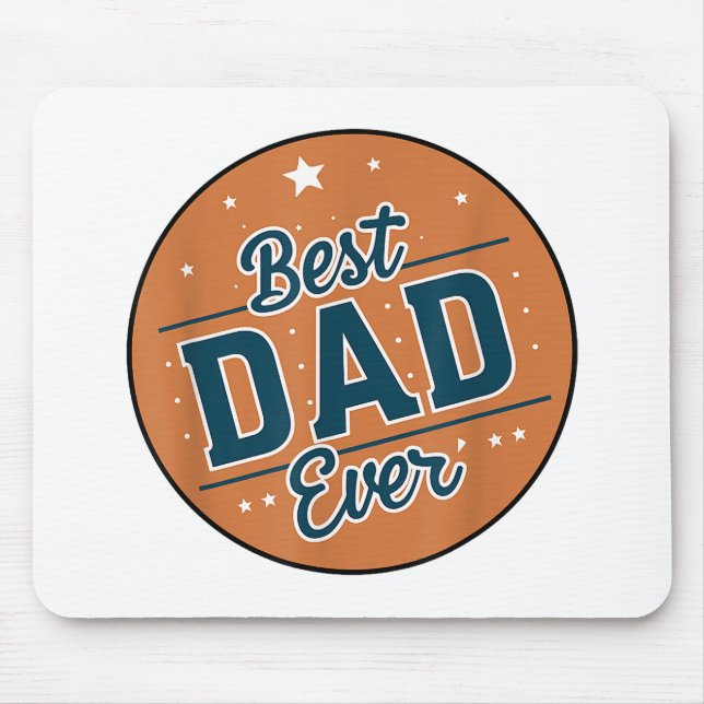 Världens bästa Pappa i fars dag Musmatta (Framsidan)