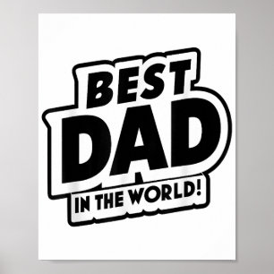 Världens bästa Pappa i fars dag Poster